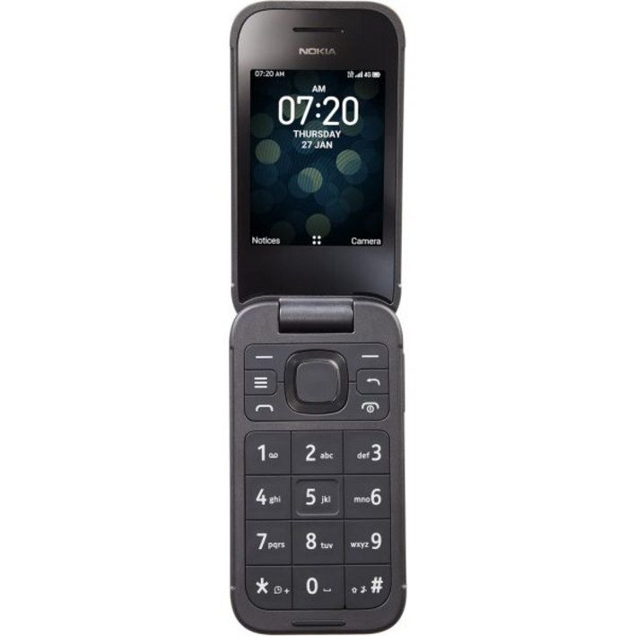 TracFone Nokia 2760 플립 4GB 블랙 선불 기능폰 잠금 갱신 TracFone Nokia 2760 플립 4GB 블랙 선불 기능폰 잠금 갱신