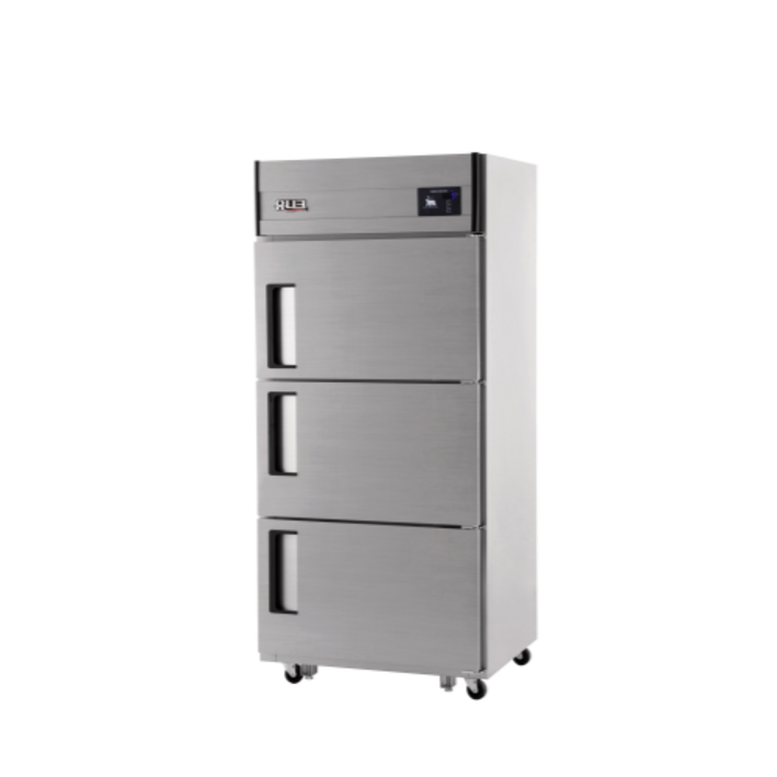 [유니크대성] 30BOX-(3도어D) 메탈 올냉동(냉동3칸) UDS-30FDR 디지털 직냉식 업소용냉장고