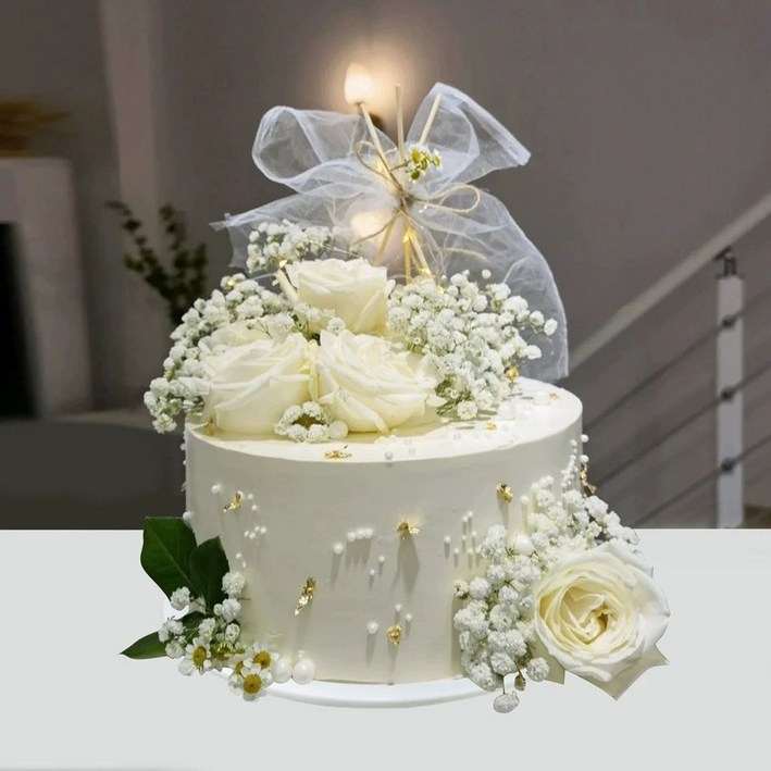 모형 케이크 브라이덜 샤워 3단 웨딩 프로포즈