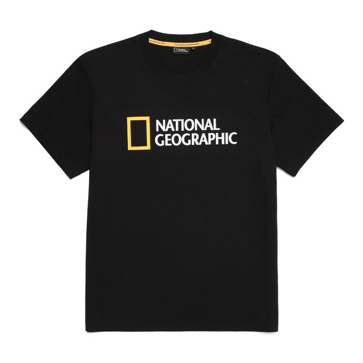 내셔널지오그래픽여성티셔츠 [정품매장]내셔널지오그래픽 네오디 빅 로고 반팔 티셔츠 CARBON BLACK, N225UTS920