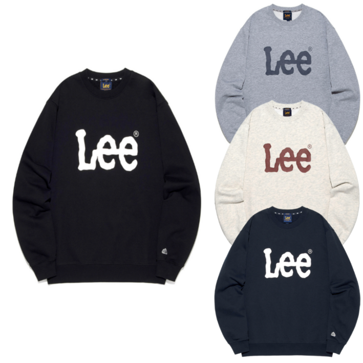 국내매장판 LEE 빅 트위치 로고 긴팔 맨투맨 4가지 색상 택 1종 국내매장판 LEE 빅 트위치 로고 긴팔 맨투맨 4가지 색상 택 1종