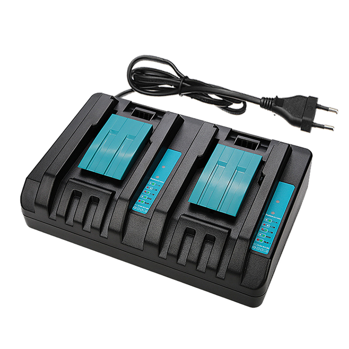 ASTO 마끼다 18V 14V 배터리 호환 급속 듀얼 충전기  충전기 DC18RD 전자파 KC인증