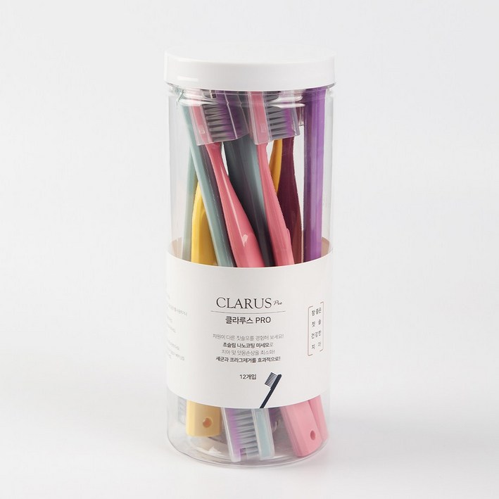 클라루스 PRO 치과칫솔 12개입, 1개, 12개입
