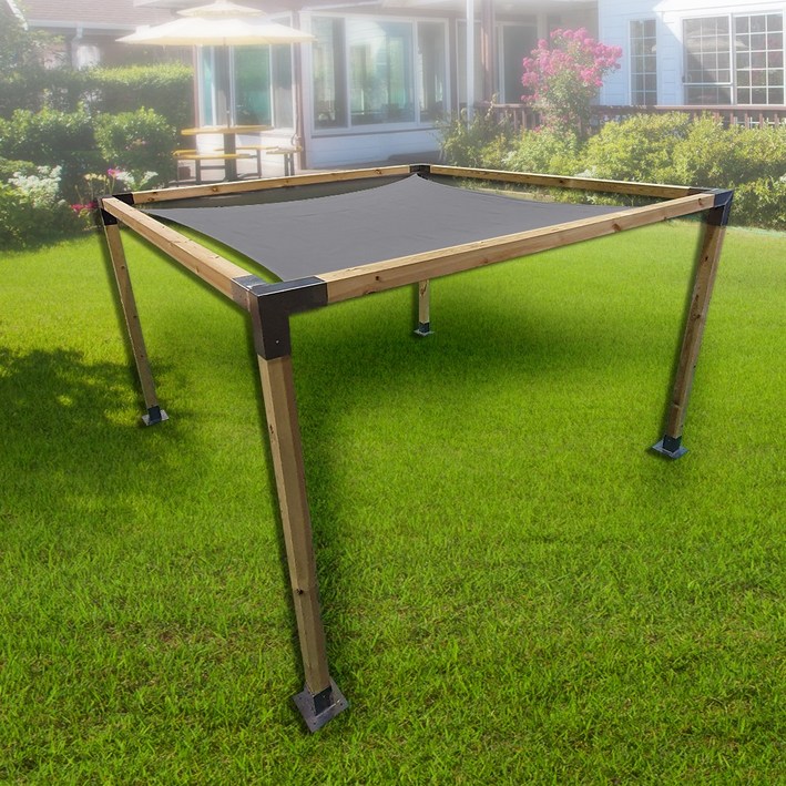 파고라 DIY 기본 철재 셀프시공 펜션 테라스,캠핑장, 정원, 카페 설치가능 철재조인트, 단일색상