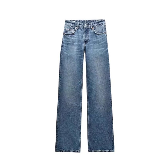 ZARA 자라 미드라이즈 풀 렝스 진 6688/034  6688034