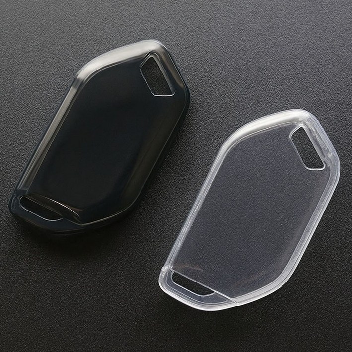 (1+1)라임리빙 기아 호환 차키케이스 자동차 키케이스 투명