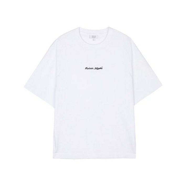 백화점출고 메종키츠네 핸드라이팅 남성 반팔티셔츠 OM00122KJ0119 P100