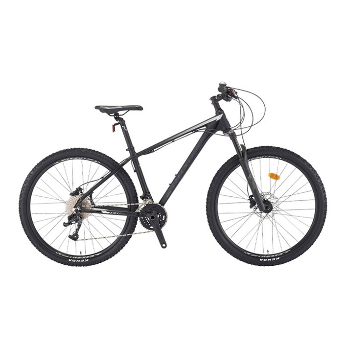 스마트자전거 테트라 7XX MTB 2024년 69.9cm27.5인치 33단 유압식디스크브레이크 입문용 미조립, 1개, 180cm, M사이즈 무광블랙