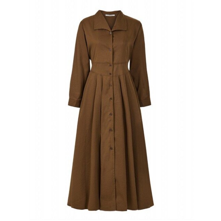 블루레이스 블루레이스 오픈 윙카라 핀턱 원피스_B5F1OP3031