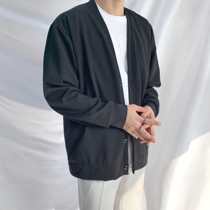 테이크잇 남자 남성 데일리 브이넥 베이직 모던 가디건 테이크잇 남자 남성 데일리 브이넥 베이직 모던 가디건