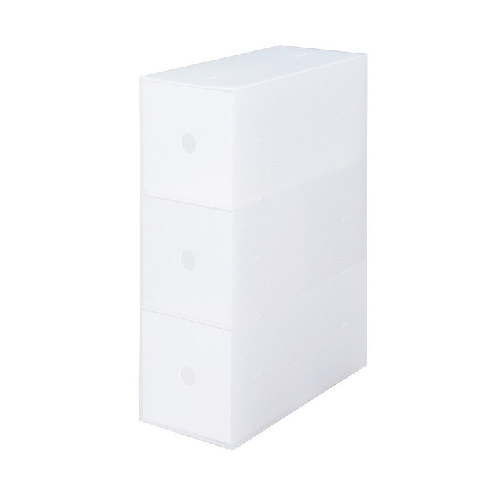 무인양품 MUJI 폴리프로필렌 소품 수납 박스 3단 E8A6426