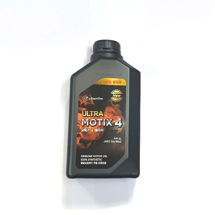 ULTRAMOTIX 4 대림순정 엔진오일 100 합성유10W40 1리터, 1개, 대림울트라합성유