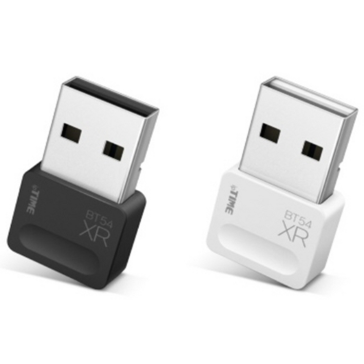 ipTIME 화이트 미니 USB 블루투스 동글이 v5.4 무선 송수신기 어댑터 컴퓨터 태블릿 헤드셋 스피커 연결
