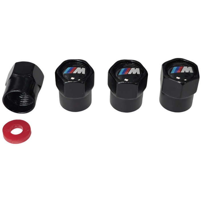 BMW M 타이어 에어캡 마개 밸브캡 4P 블랙