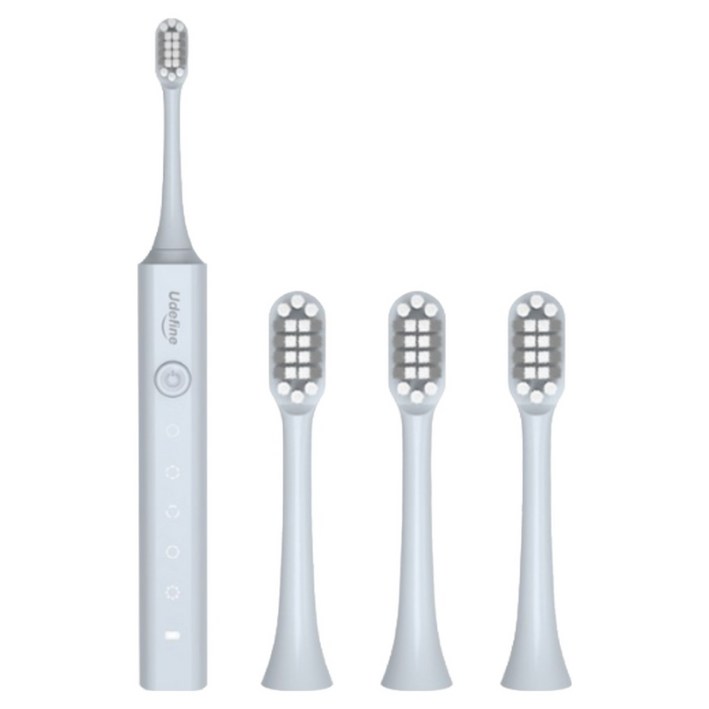 휴대용 최신형 스마트 음파 전동칫솔, 1개, 그레이, AM-032