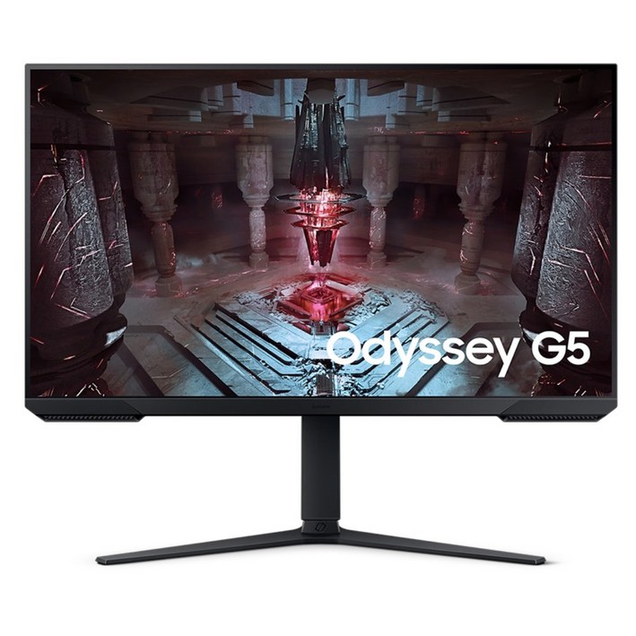 삼성전자 오디세이 G5 LS32CG510 80cm(32인치) QHD 165Hz 게이밍모니터 멀티스탠드 피벗, LS32CG510EKXKR, 80cm