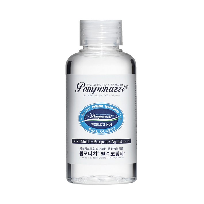폼포나치 무기질 발수코팅제 100ml 유리 QD 물왁스 퀵디테일러 자동차광택제 코팅관리제, 1개, 100ml
