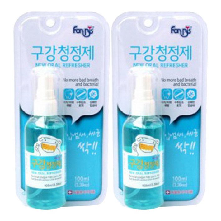포비스 반려동물 구강 청정제, 2개, 100ml