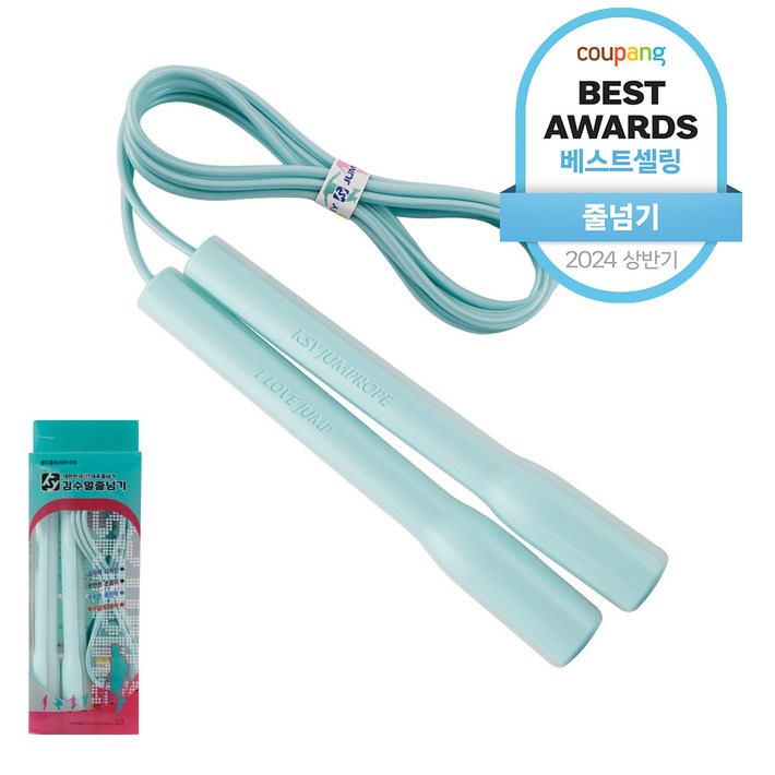 김수열줄넘기 골드플러스 SY415, 민트, 1개