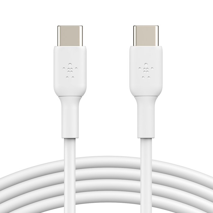 벨킨 부스트업 USB C to C타입 고속 충전케이블 CAB003bt2M 2m, 화이트, 1개, 2m 벨킨 부스트업 USB C to C타입 고속 충전케이블 CAB003bt2M 2m, 화이트, 1개, 2m