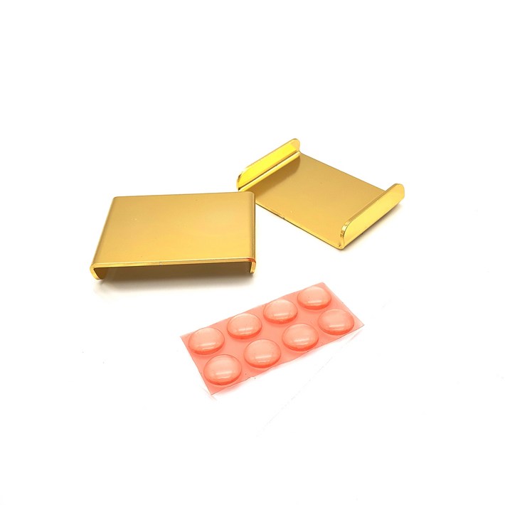 모카바스 알루미늄 거울 받침대  미끄럼 방지 스티커 세트