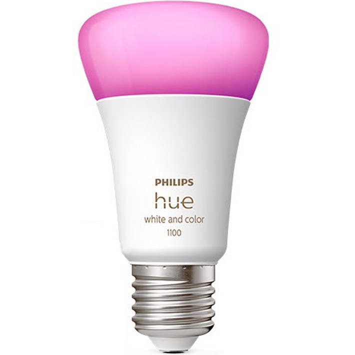 필립스 휴 화이트 컬러 앰비언스 1100 루멘 9W LED 전구