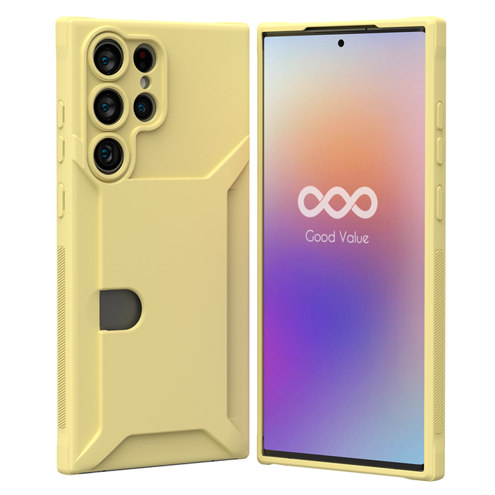 굿밸류 컬러핏 카메라 보호 카드 2장 수납 휴대폰 케이스