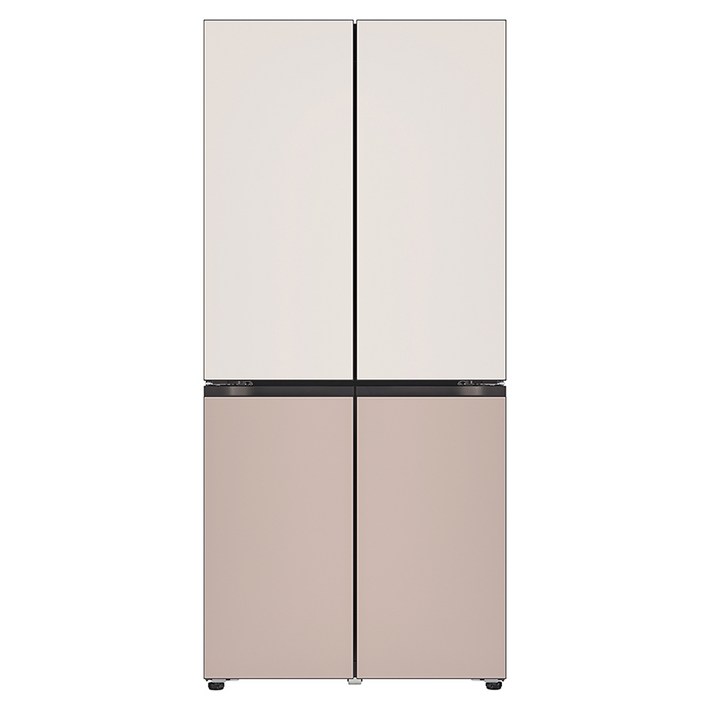 LG전자 디오스 오브제컬렉션 상냉장 하냉동 Fit Max 504L 4도어 냉장고 방문설치, M516GGA012S