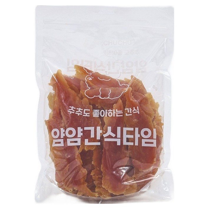 미스터추추 강아지 얌얌간식타임 닭가슴살육포, 1kg, 1개, 닭가슴살