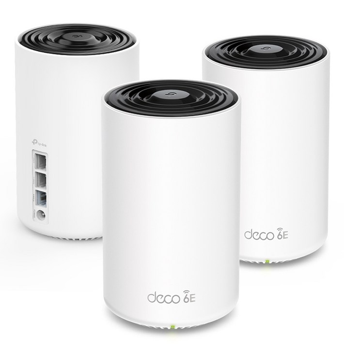 티피링크 AXE5400 트라이밴드 메시 WiFi 6E 시스템 3p, Deco XE75, 3개 티피링크 AXE5400 트라이밴드 메시 WiFi 6E 시스템 3p, Deco XE75, 3개