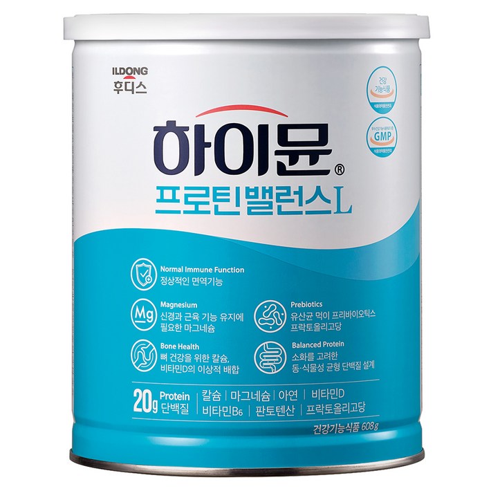 하이뮨 프로틴 밸런스 L 캔, 608g, 1개