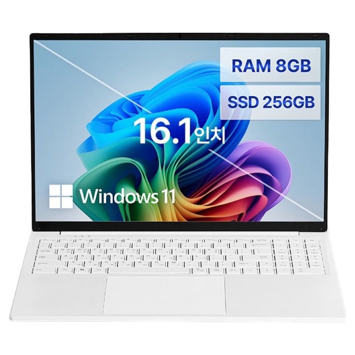 베이직스 베이직북 16 Nseries N95, White, 256GB, 8GB, WIN11 Pro, BB1624FW 베이직스 베이직북 16 Nseries N95, White, 256GB, 8GB, WIN11 Pro, BB1624FW