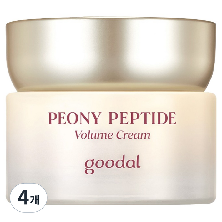 구달 피오니 펩타이드 주름흔적 크림, 60ml, 4개