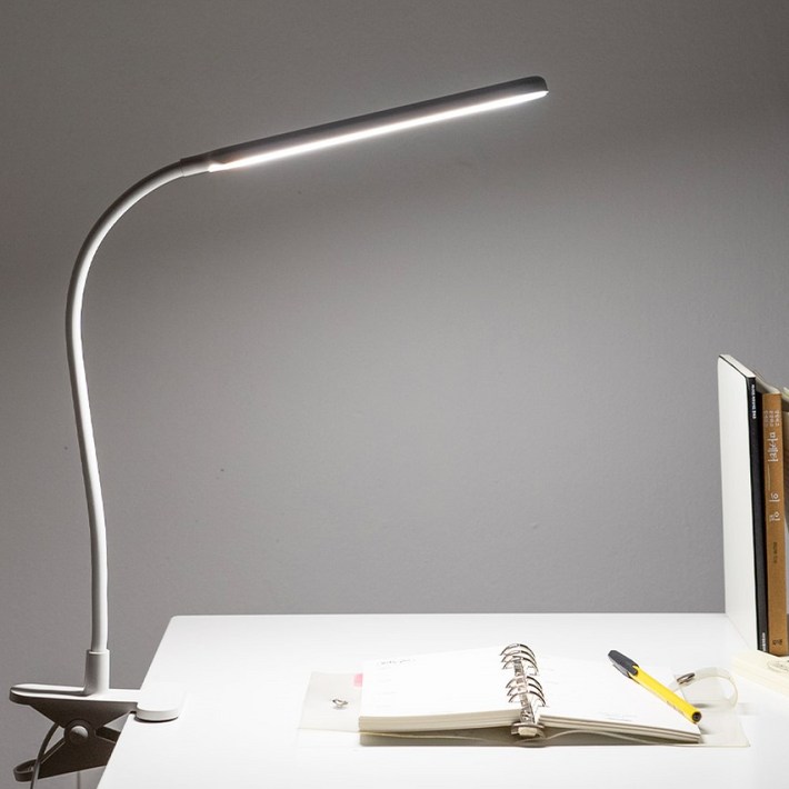 IRENE 10단 밝기 슬림 집게 LED 스탠드 IR2200M