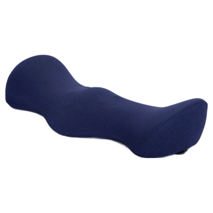 앙멧 휴대용 접이식 메모리폼 요추 허리 베개, 네이비
