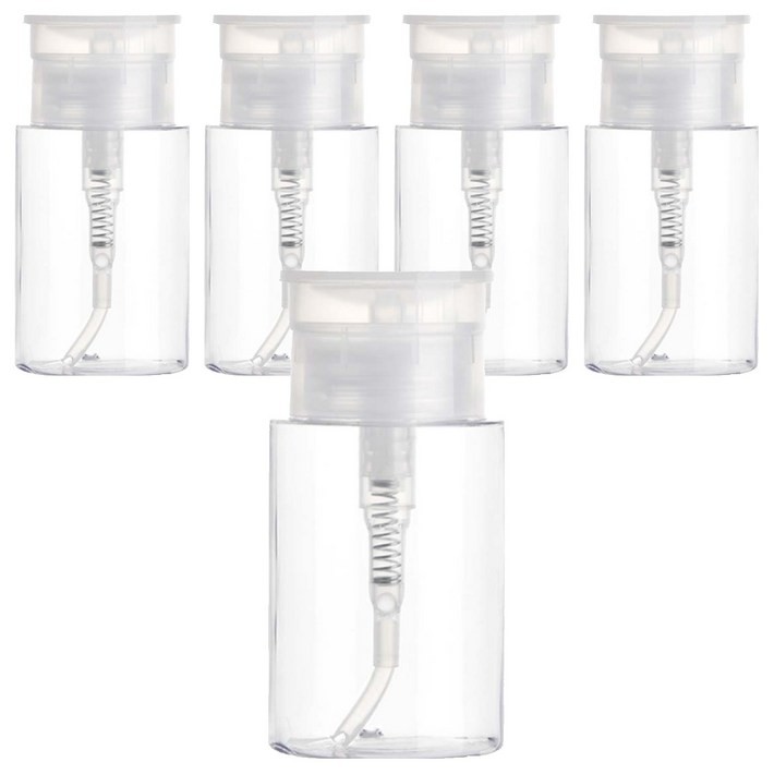 조니프리 토너 리무버 펌핑 공병 100ml, 5개, 혼합색상