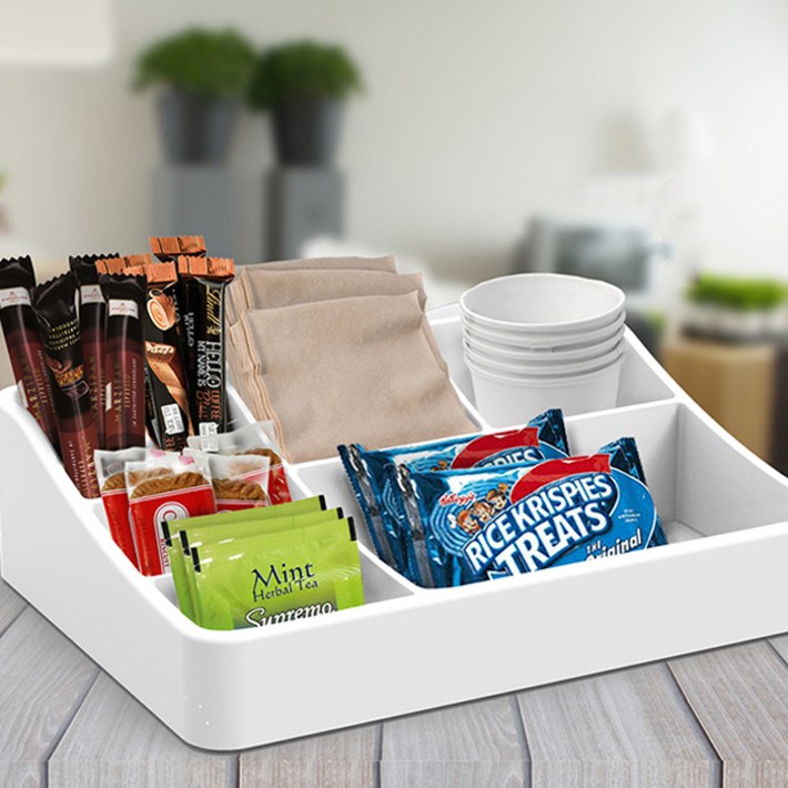 애니티 클린업 다용도 티타임 소품 정리함, 단일색상, 1개