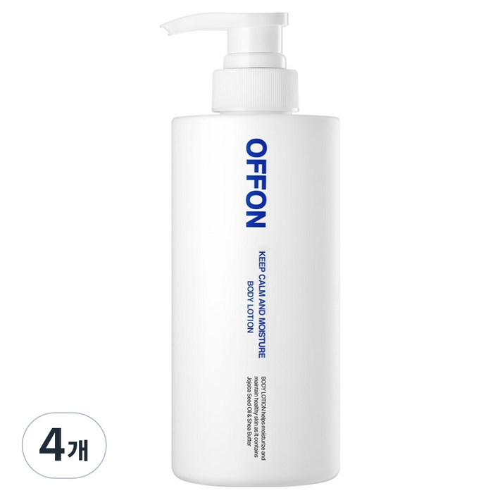 오프온 킴 캄 앤드 모이스처 바디로션, 500ml, 4개