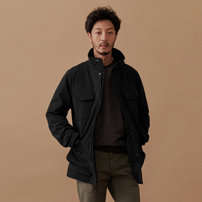 RAUMMEN 남성용 포켓배색 점퍼