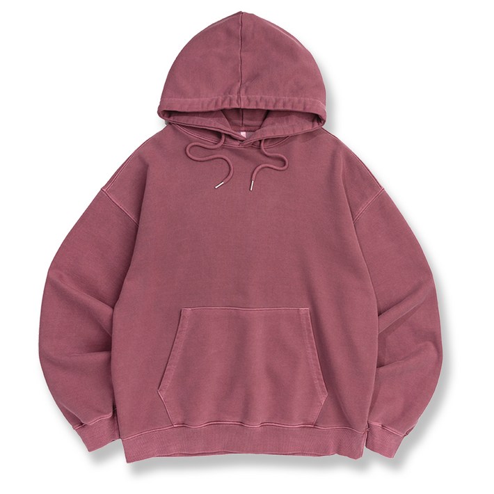 일루소 600G 피그먼트 워싱 후드티