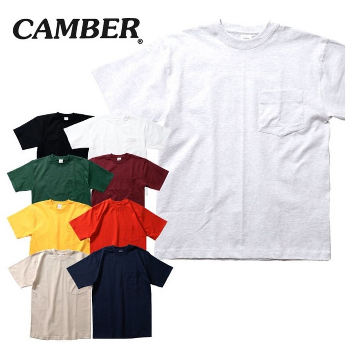 캠버 맥스웨이트 포켓 반팔티셔츠 CAMBER MAX WEIGHT 아메카지 스트릿 워크 헤비 코튼