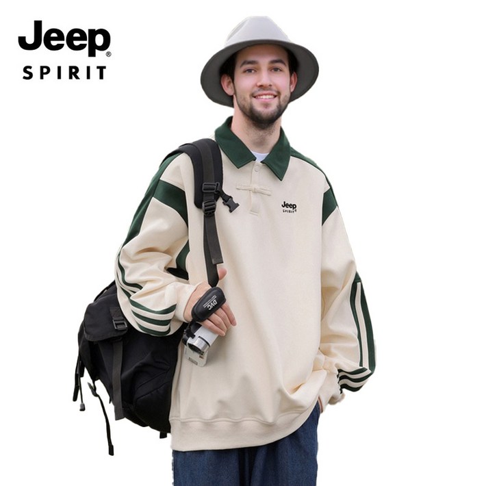JEEP spirit 지프스피릿 남.여공용 카라니트스웨터긴팔티셔츠 JPDM0678 JEEP spirit 지프스피릿 남.여공용 카라니트스웨터긴팔티셔츠 JPDM0678