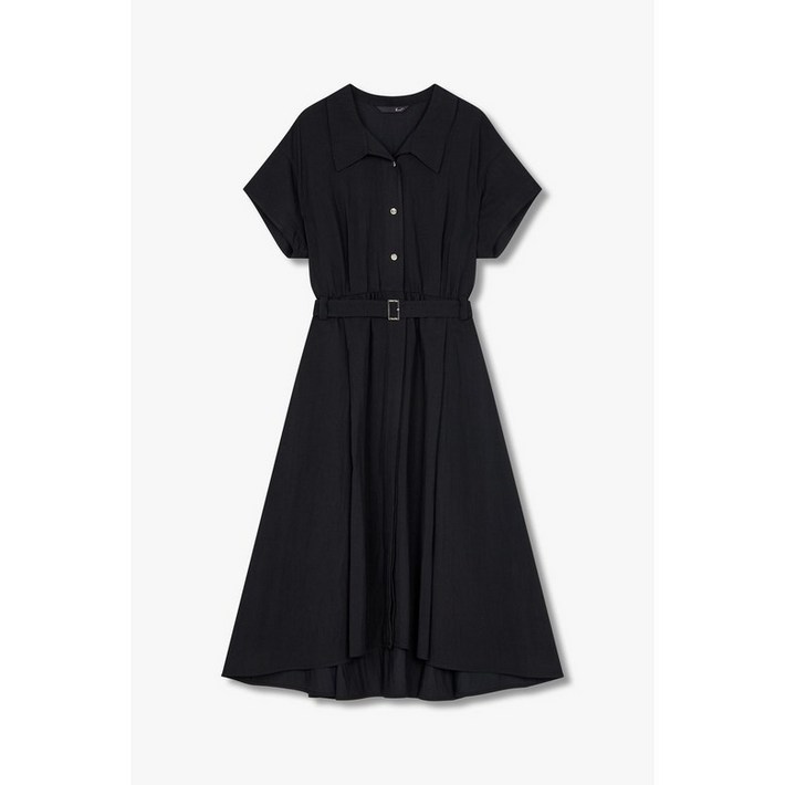 GCUT 여성 롱 여름 원피스 [지컷25S/S]오픈 카라 벨티드 원피스(7255237103)
