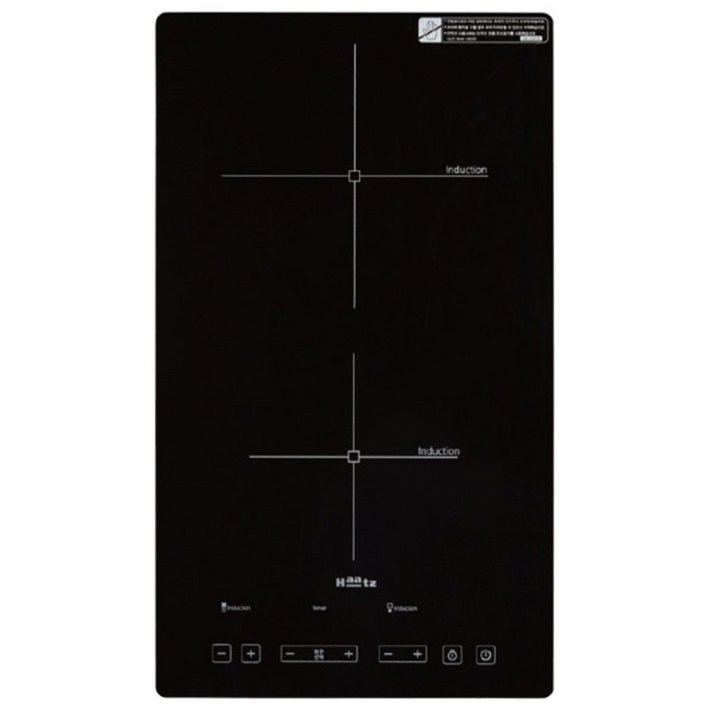 하츠 2구 빌트인 인덕션 전기레인지 자가설치 IH232S, IH232S 자가설치