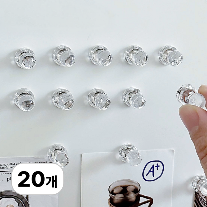 로멀리 체스형 고리자석 후크 마그네틱 20p