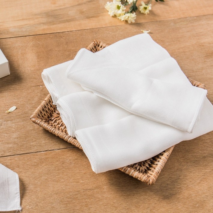 대나무 섬유 밤부 거즈 손수건 5매 밤부 향균소취 네츄라오가닉