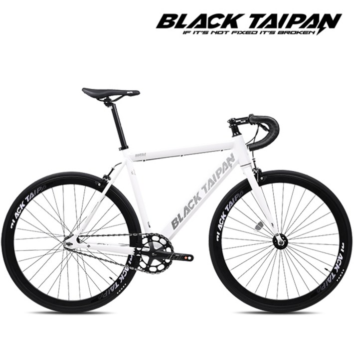 2025 블랙타이판 경량 알루미늄 픽시자전거 허슬 700C 완조립, 1개