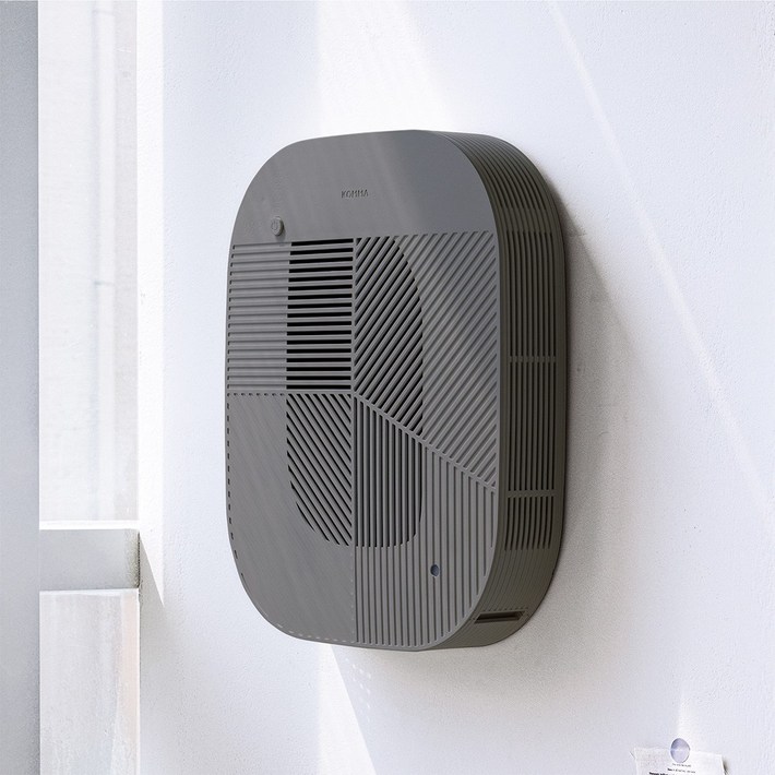 콤마 공기청정기 로브 벽걸이형 안방 아이방 소형, 라이트차콜에코백이벤트참여