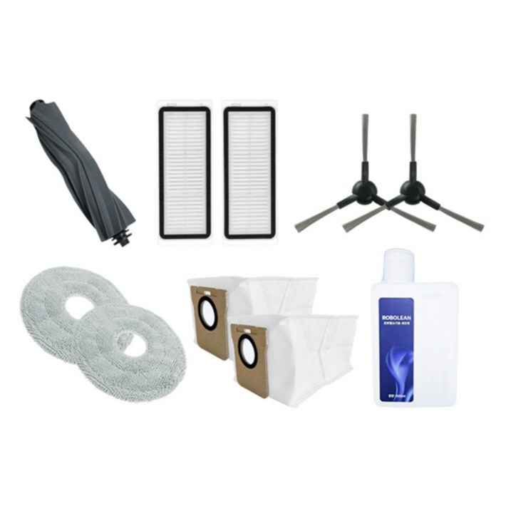 일리마 드리미 L20 Ultra 호환 소모품 풀패키지 브러쉬 물걸레 필터 더스트백 세정제, 1세트, L20 풀 패키지