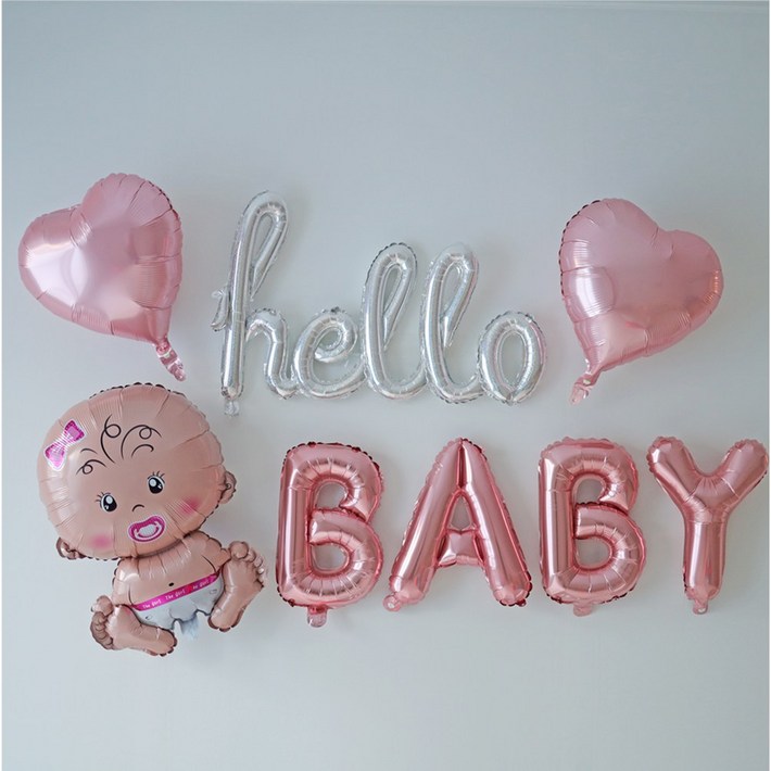 파티굿즈 베이비샤워 아기풍선 셀프만삭촬영 베이비샤워가랜드 조리원퇴소이벤트